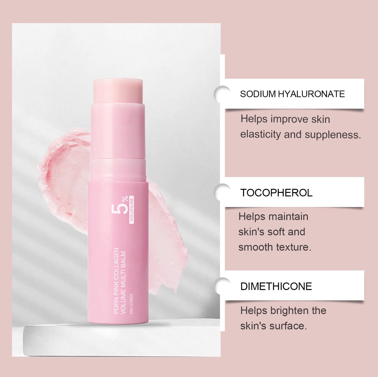 Moisturizing collagen eye balm